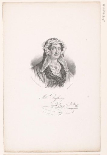 Portrait of Adélaïde-Gillette Dufrénoy