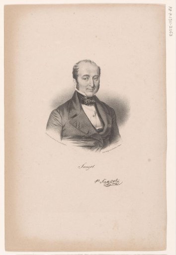 Portrait of Paul Jean Pierre Sauzet