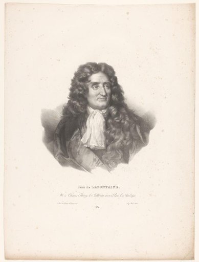 Portrait of Jean de La Fontaine