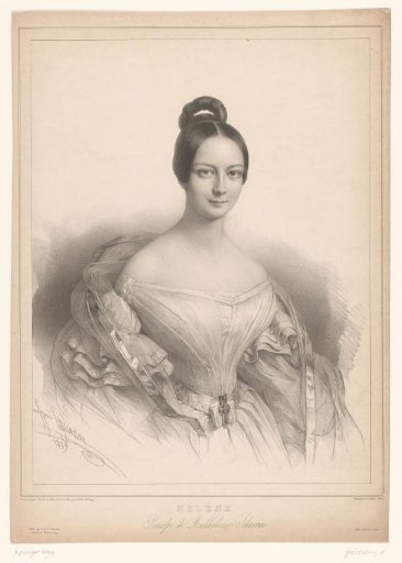 Portrait of Helena of Mecklenburg-Schwerin
