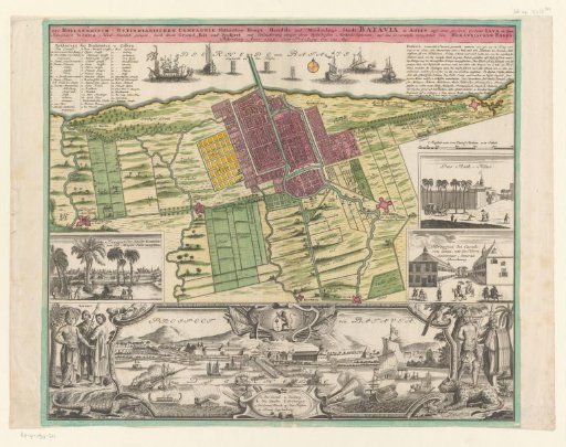 Plan and View of Batavia