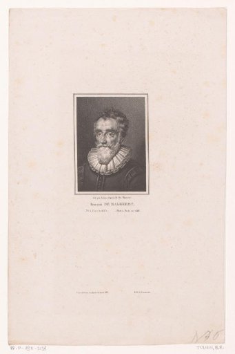 Portrait of François de Malherbe
