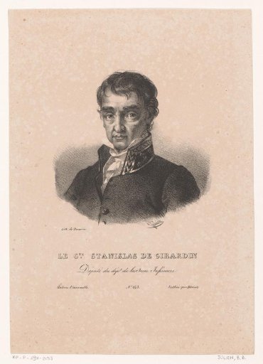 Portrait of Louis Stanislas de Girardin