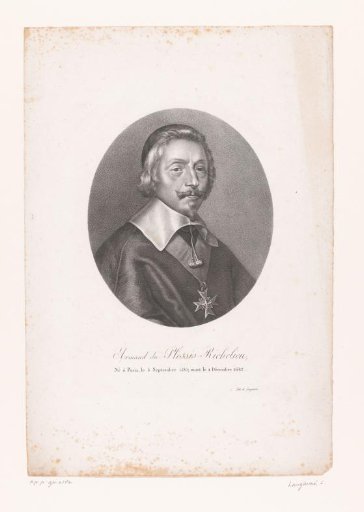 Portrait of Cardinal de Richelieu