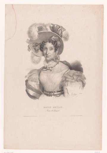 Portrait of Marie Amélie of Bourbon-Sicily