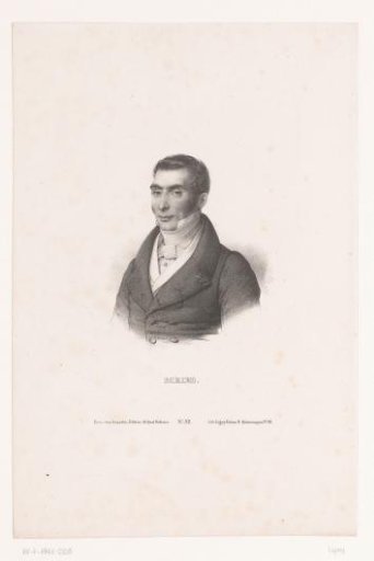 Portrait of writer Eugène Scribe