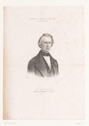 Portrait of scientist Urbain le Verrier