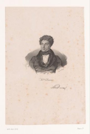 Portrait of Alexandre Dumas père