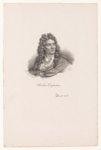 Portrait of writer Nicolas Boileau