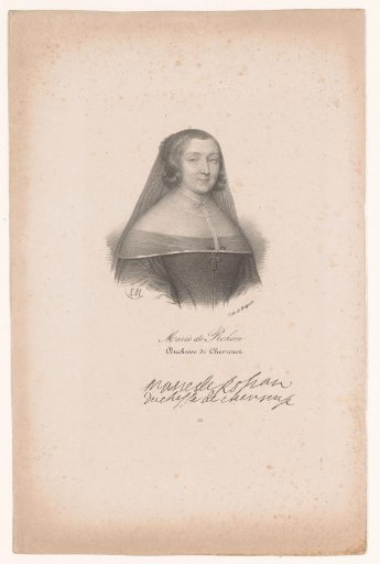 Portrait of Marie de Rohan, Duchess of Chevreuse