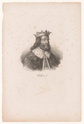 Portrait of Childeric II, King of Austrasia