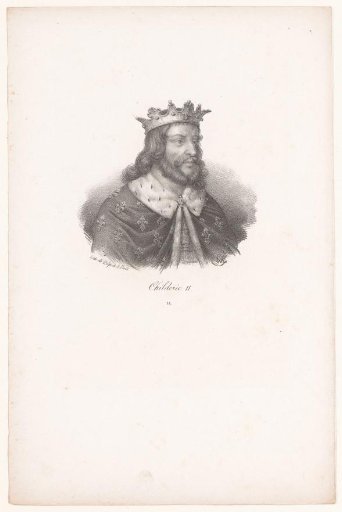 Portrait of Childeric II, King of Austrasia