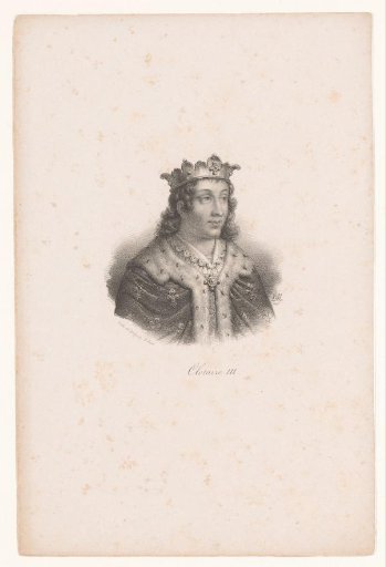 Portrait of Chlotharius III, King of Neustria and Burgundy