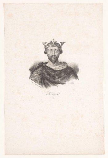 Portrait of Henry I, King of France