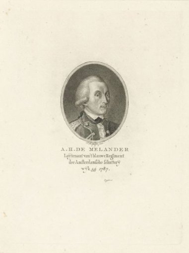 Portrait of August Hendrik de Melander