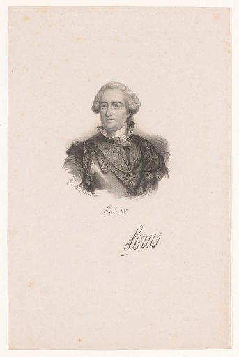 Portrait of Louis XV, King of France