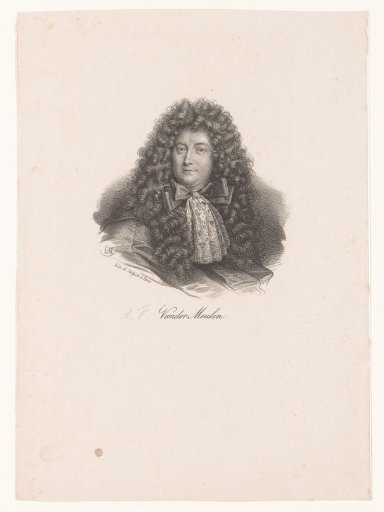 Portrait of painter Adam Frans van der Meulen