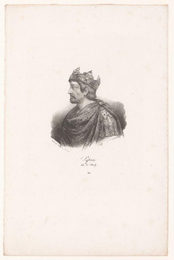 Portrait of Pepin the Short, King of the Franks