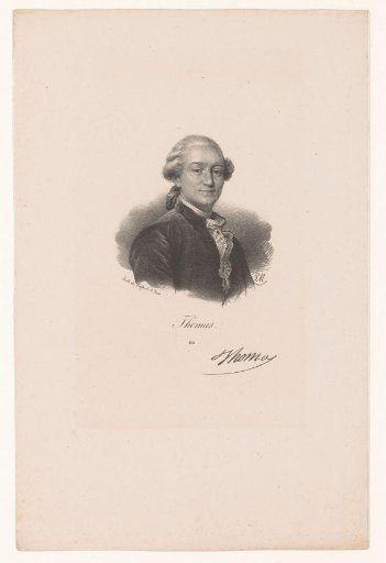 Portrait of the writer Antoine Léonard Thomas