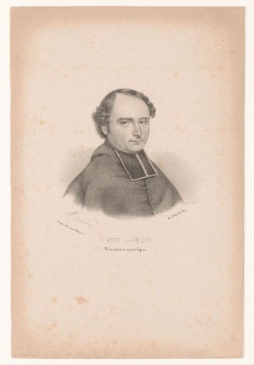Portrait of Abbot Bertrand-Martin Laroque