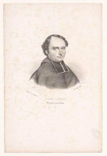 Portrait of Abbot Bertrand-Martin Laroque