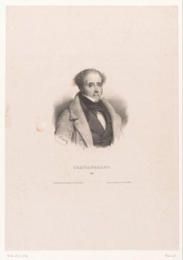 Portrait of François-René de Chateaubriand