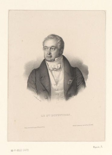 Portrait of physician Guillaume Dupuytren