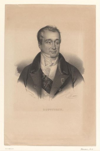 Portrait of physician Guillaume Dupuytren