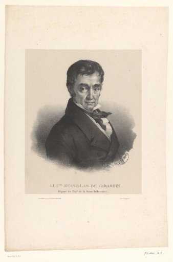 Portrait of Louis Stanislas de Girardin