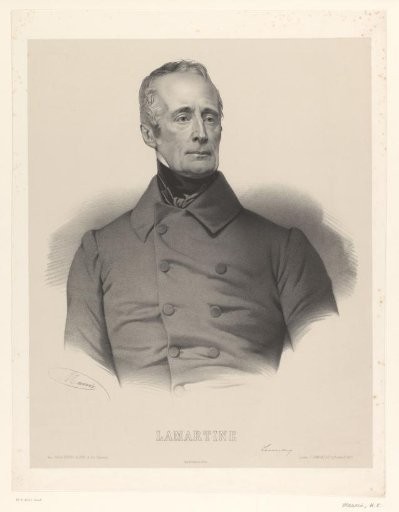 Portrait of Alphonse de Lamartine