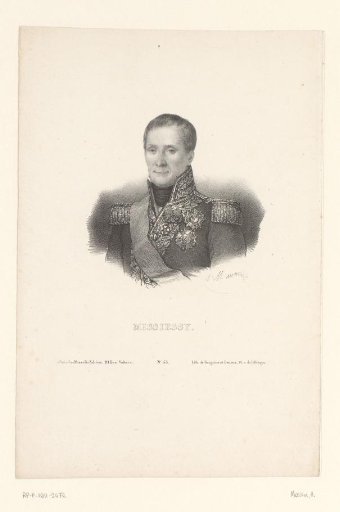 Portrait of Édouard Thomas Burgues de Missiessy