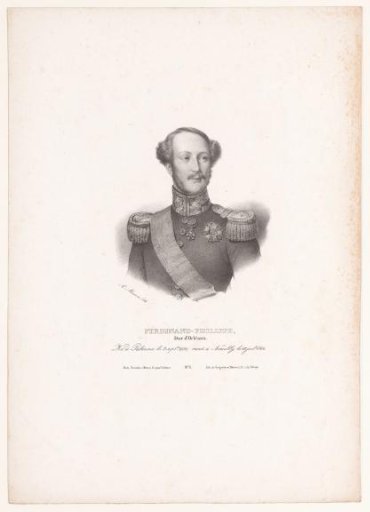 Portrait of Ferdinand-Philippe, Duke of Orléans