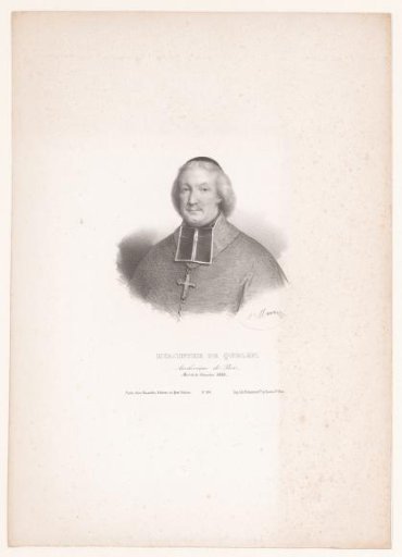 Portrait of Hyacinthe-Louis de Quélen