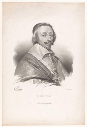 Portrait of Armand-Jean du Plessis, Duke of Richelieu