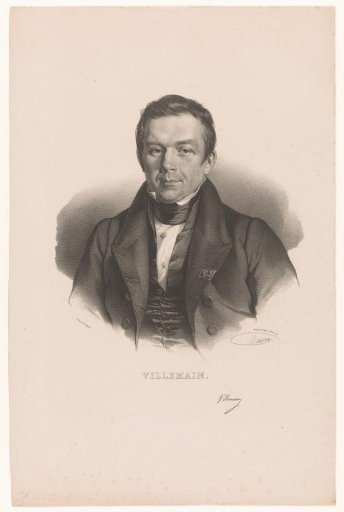 Portrait of Abel-François Villemain
