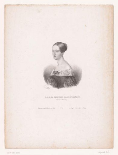 Portrait of Princess Marie d'Orléans