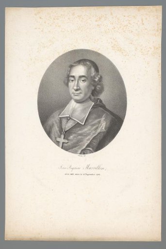 Portrait of Bishop Jean-Baptiste Massillon