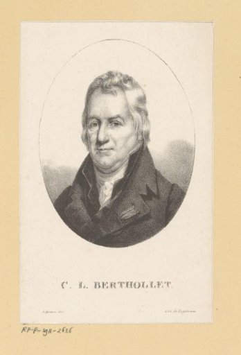 Portrait of the chemist Claude-Louis, Count of Berthollet