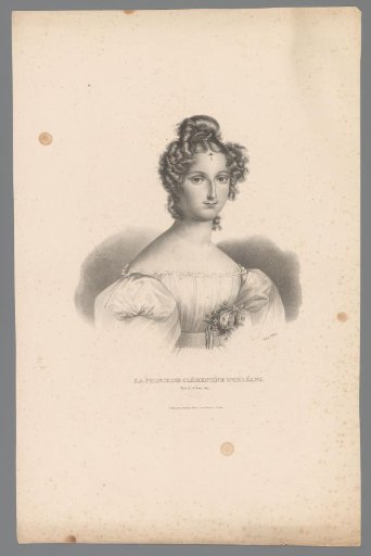 Portrait of Princess Clementine of Orléans