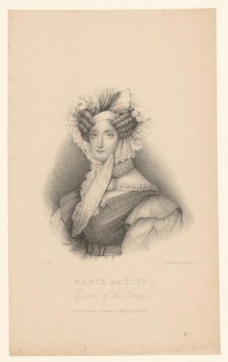 Portrait of Marie Amélie of Bourbon-Sicily