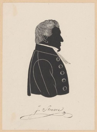 Silhouette Portrait of Jacob Stroeve