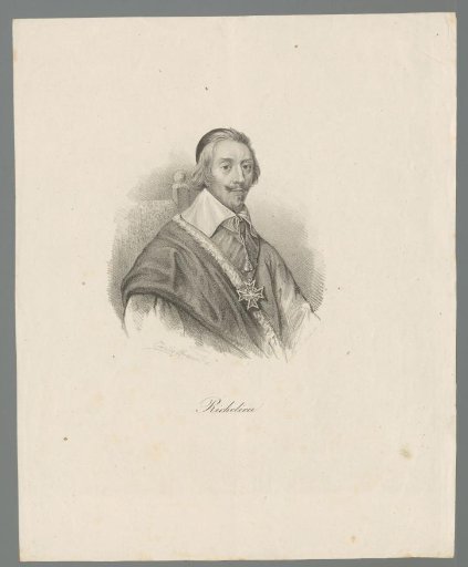 Portrait of Armand-Jean du Plessis Richelieu