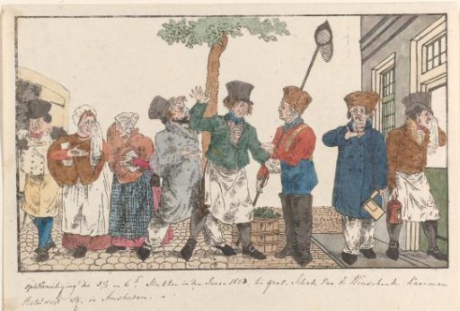 Lamenting Street Workers, 1824