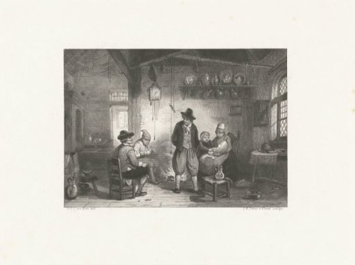 Interior of a fisherman's house in Marken