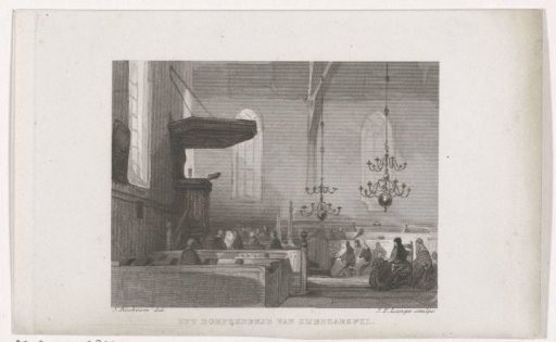 Interior of the Village Church in Sijbekarspel