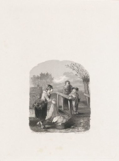 Washerwoman by a Bridge