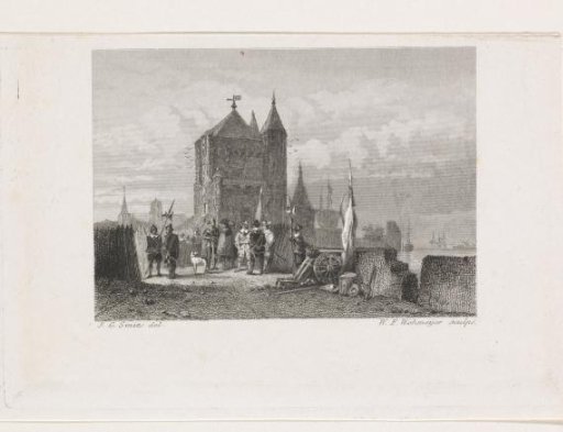 Soldiers at Defensive Works