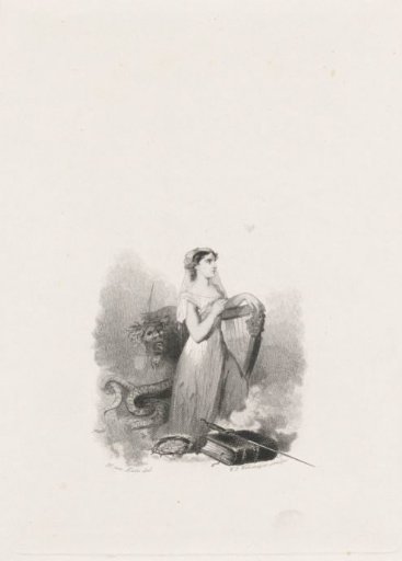 Young Woman with a Harp