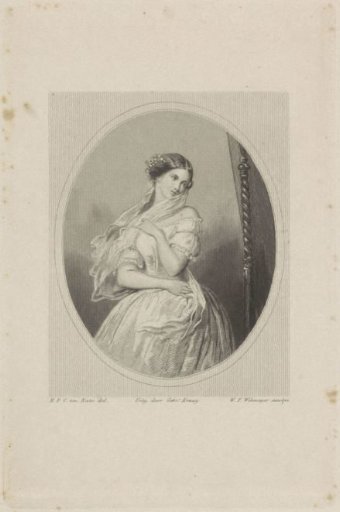 Young Woman in a Wedding Dress