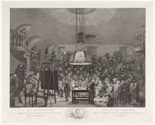 Hall of Natural Sciences in Felix Meritis, 1789